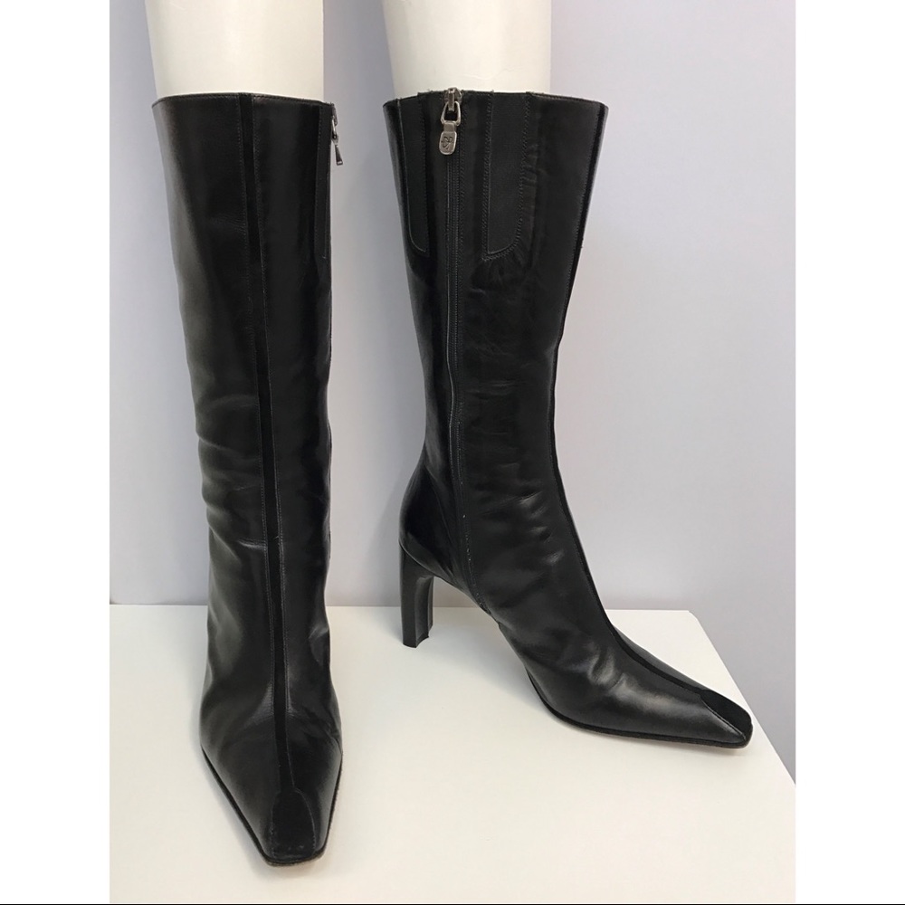 ❤️SOLD❤️ Donald Pliner Lucano Leather Boots 8 1/2 - Picture 2 of 8